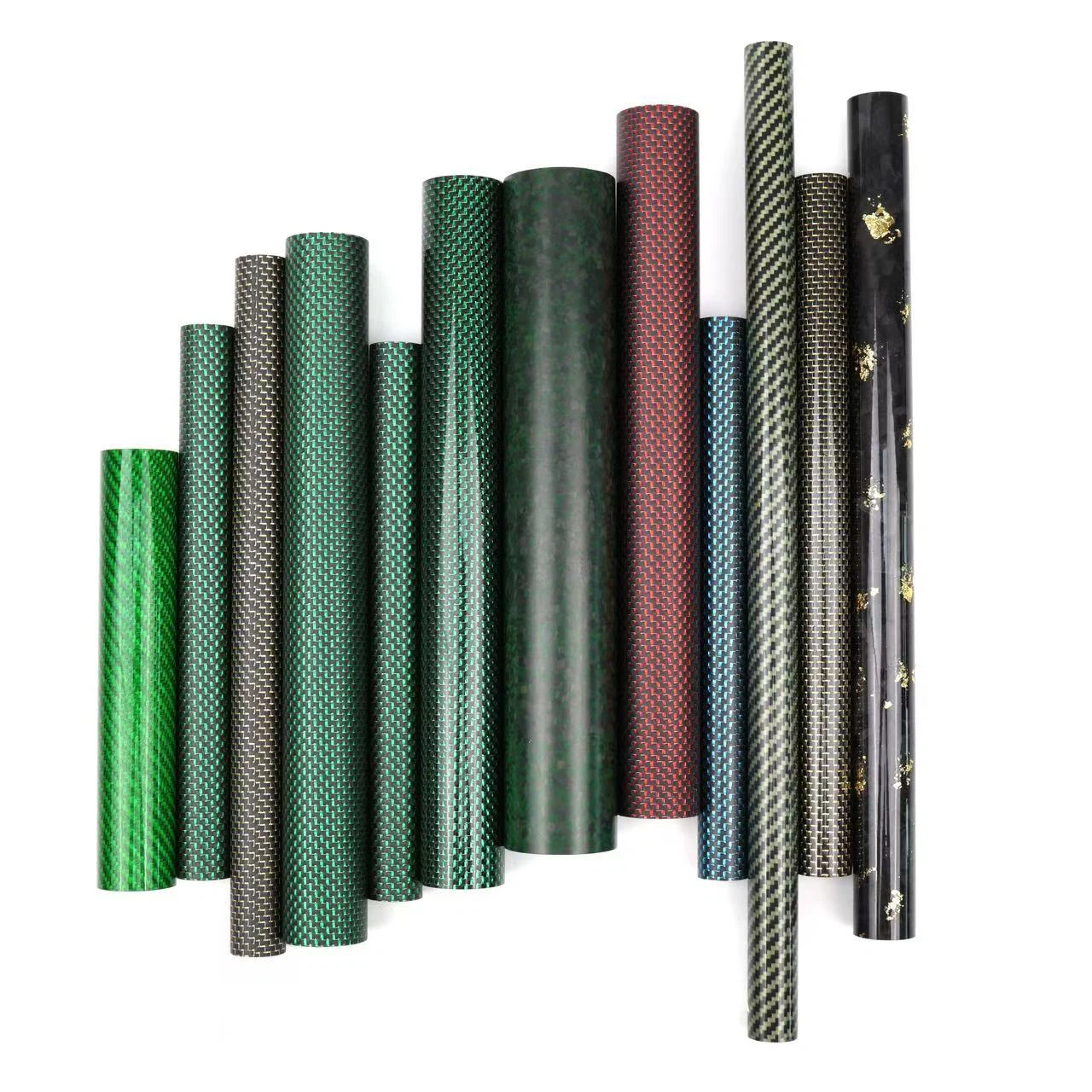 Colored carbon fiber tubes Colored carbon fiber tubes