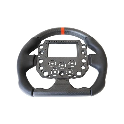 Volante da corsa stimolato in fibra di carbonio