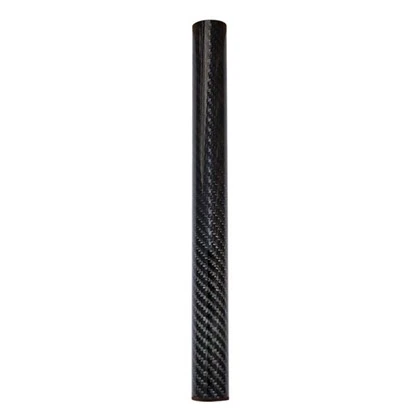 Tubo in twill di fibra di carbonio